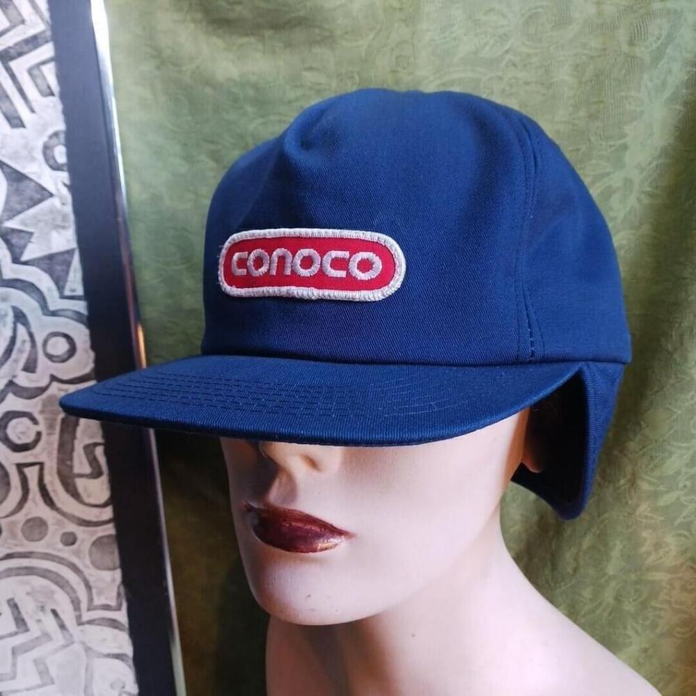 ConocoPhillips Ball Cap Vintage Insulated Ear Flaps